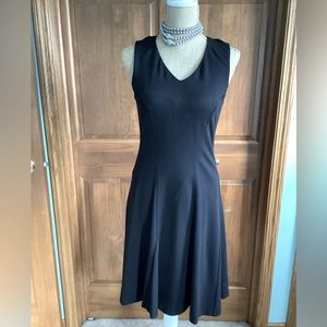 CAbi Performance Fit and Flare Dress, Size S